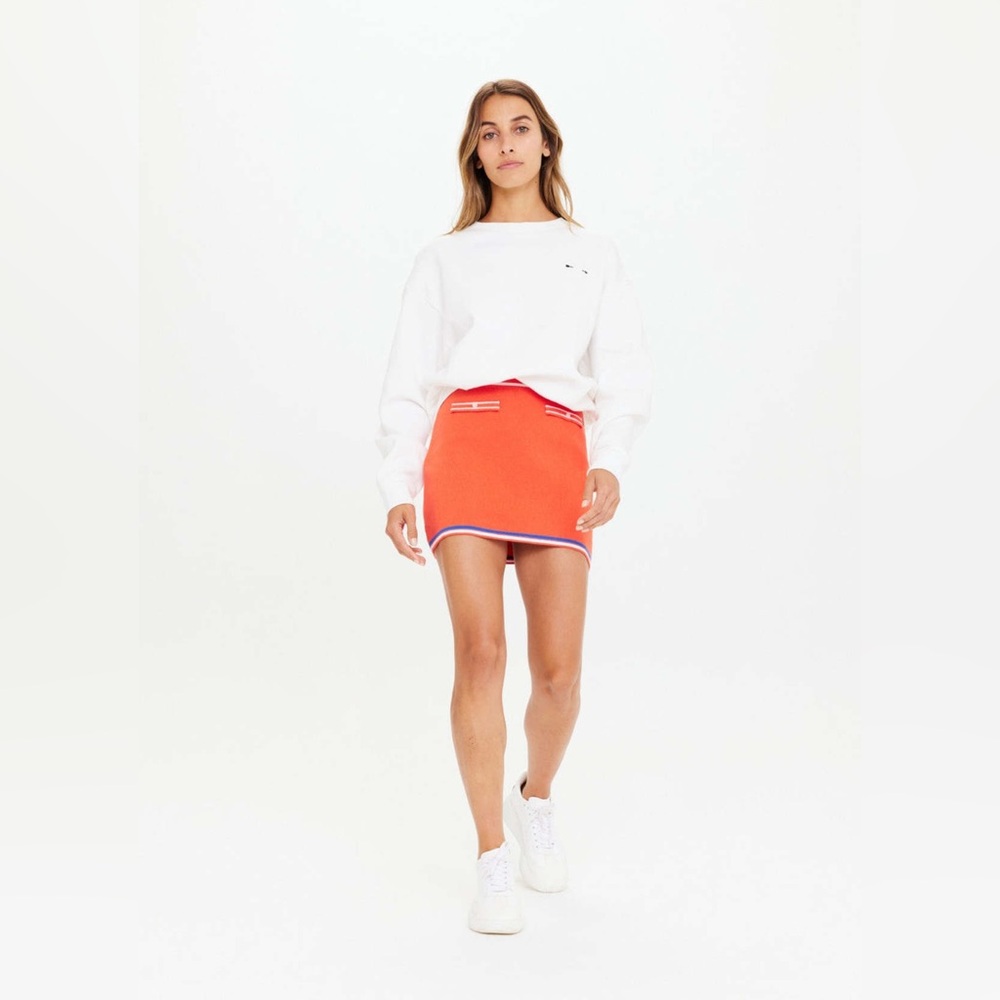 The Upside Astral Cindy Mini Skirt in Mandarina Size M
